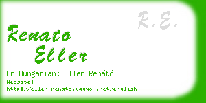 renato eller business card