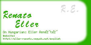 renato eller business card